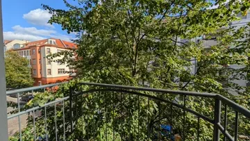 Ausblick Balkon