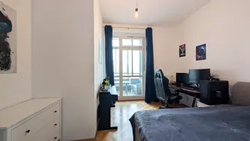 Schlafzimmer mit Wintergarten