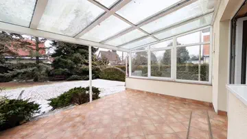 Überdachte Terrasse