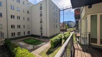 Ausblick vom Balkon