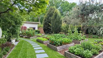 Garten visualisiert