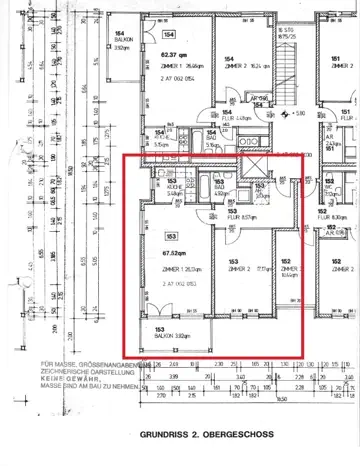 Grundriss Wohnung 153