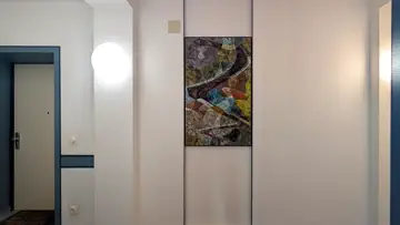 Wohnungseingang im Treppenhaus