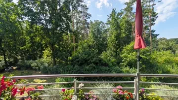 Ausblick vom Balkon