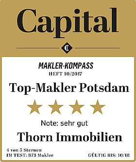 Capital zeichnet Thorn-Immobilien aus: Top-Makler Potsdam
